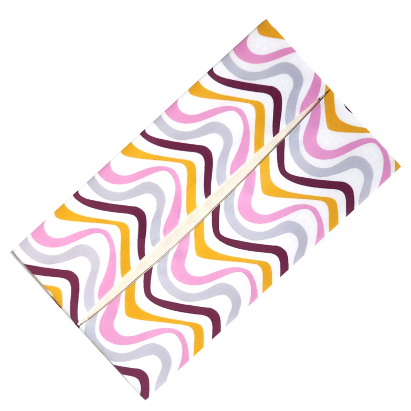flat sewn case for facial tissues storage